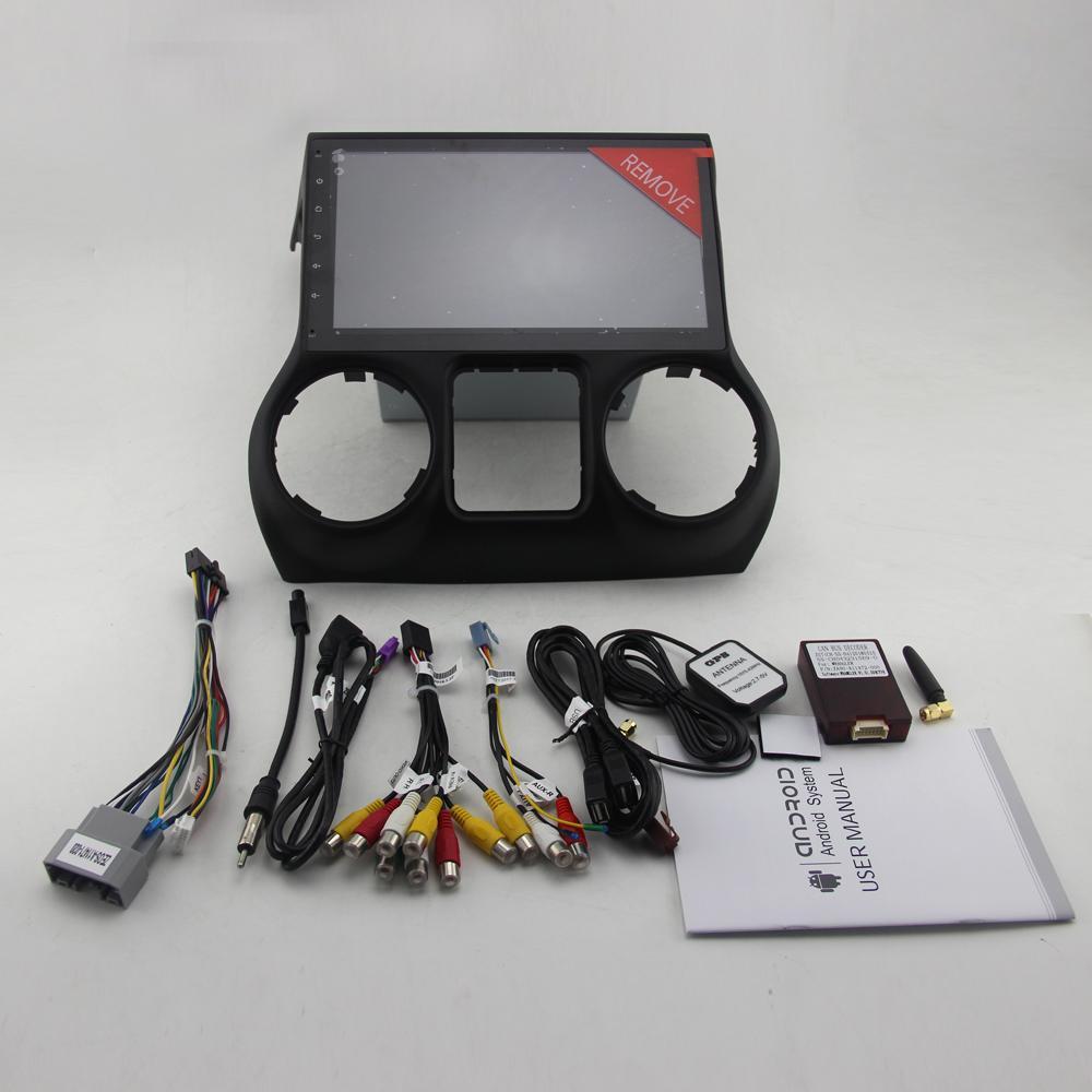 For Jeep Wrangler III (JK) 4GB+64GB Android 10 10.1 Inch Touchscreen Radio Bluetooth GPS Navigation Head Unit Stereo CarPlay - CARSOLL