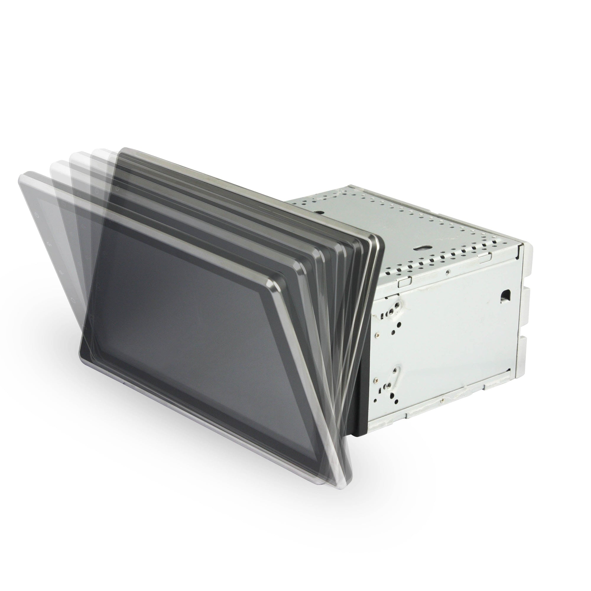 10.1" Universal Double DIN Radio Screen with DVD player and left/right up/down rotation Android 4GB RAM CarPlay Head Unit