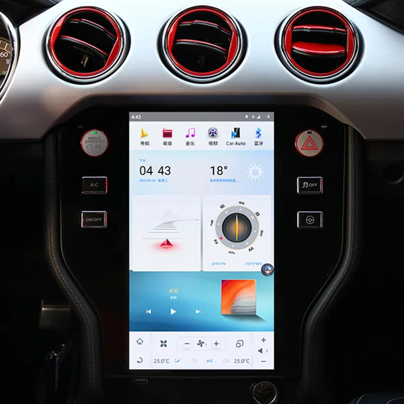 2015-2018 Ford Mustang 11.8" Tesla-Style Android Radio Stereo GPS NAVI in-Dash Unit Bluetooth Wi-Fi