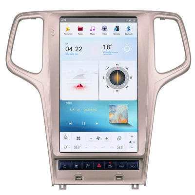 For 2014-2020 Jeep Grand Cherokee 13.6" Tesla-Style Radio Stereo Android GPS NAVI in-Dash Unit Bluetooth Wi-Fi CarPlay