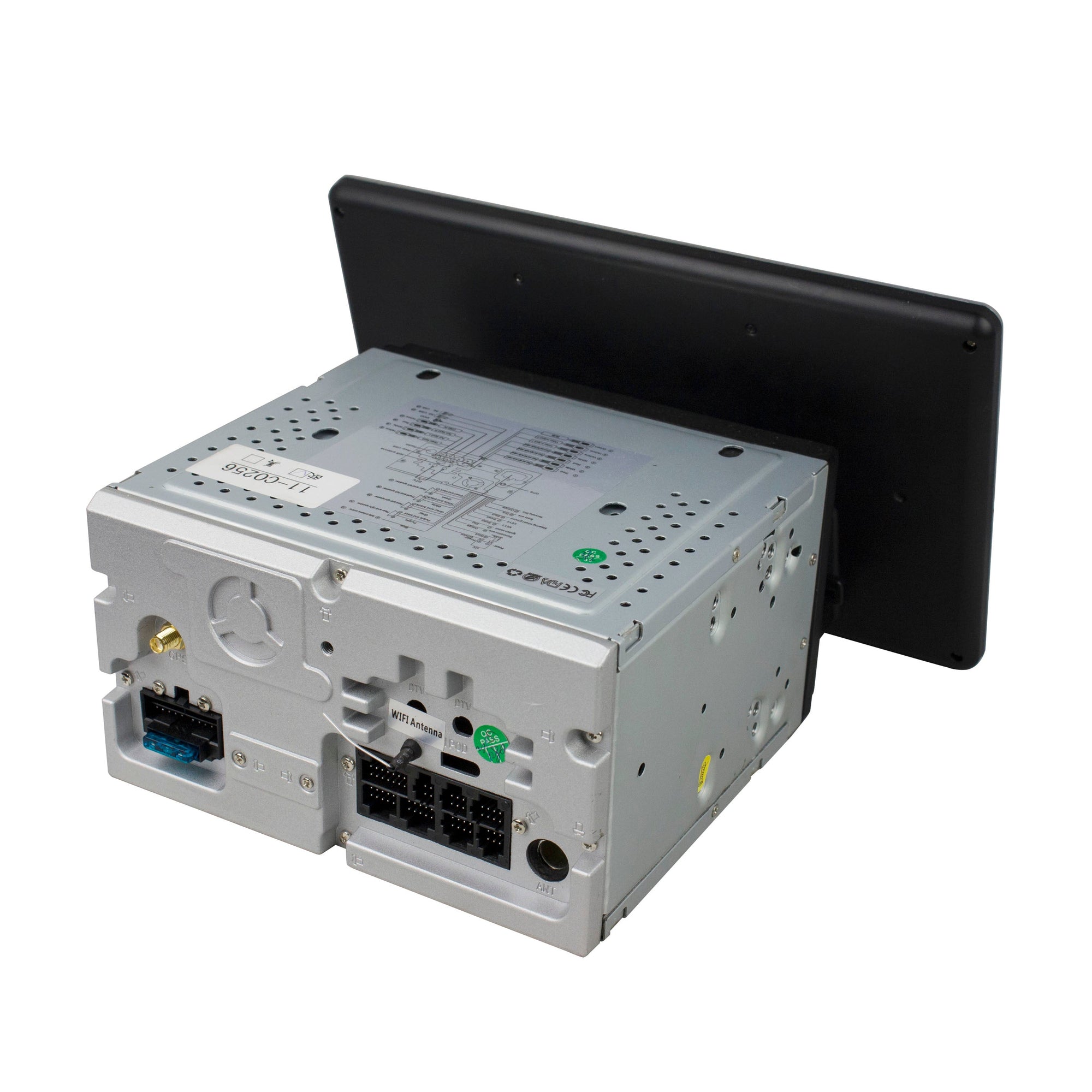 10.1" Universal Double DIN Radio Screen with DVD player and left/right up/down rotation Android 4GB RAM CarPlay Head Unit