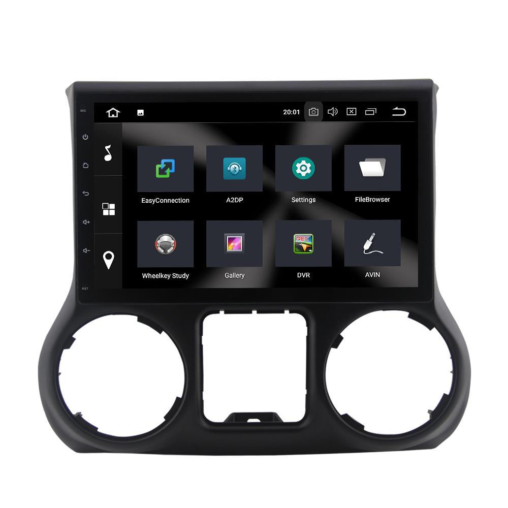 For Jeep Wrangler III (JK) 4GB+64GB Android 10 10.1 Inch Touchscreen Radio Bluetooth GPS Navigation Head Unit Stereo CarPlay
