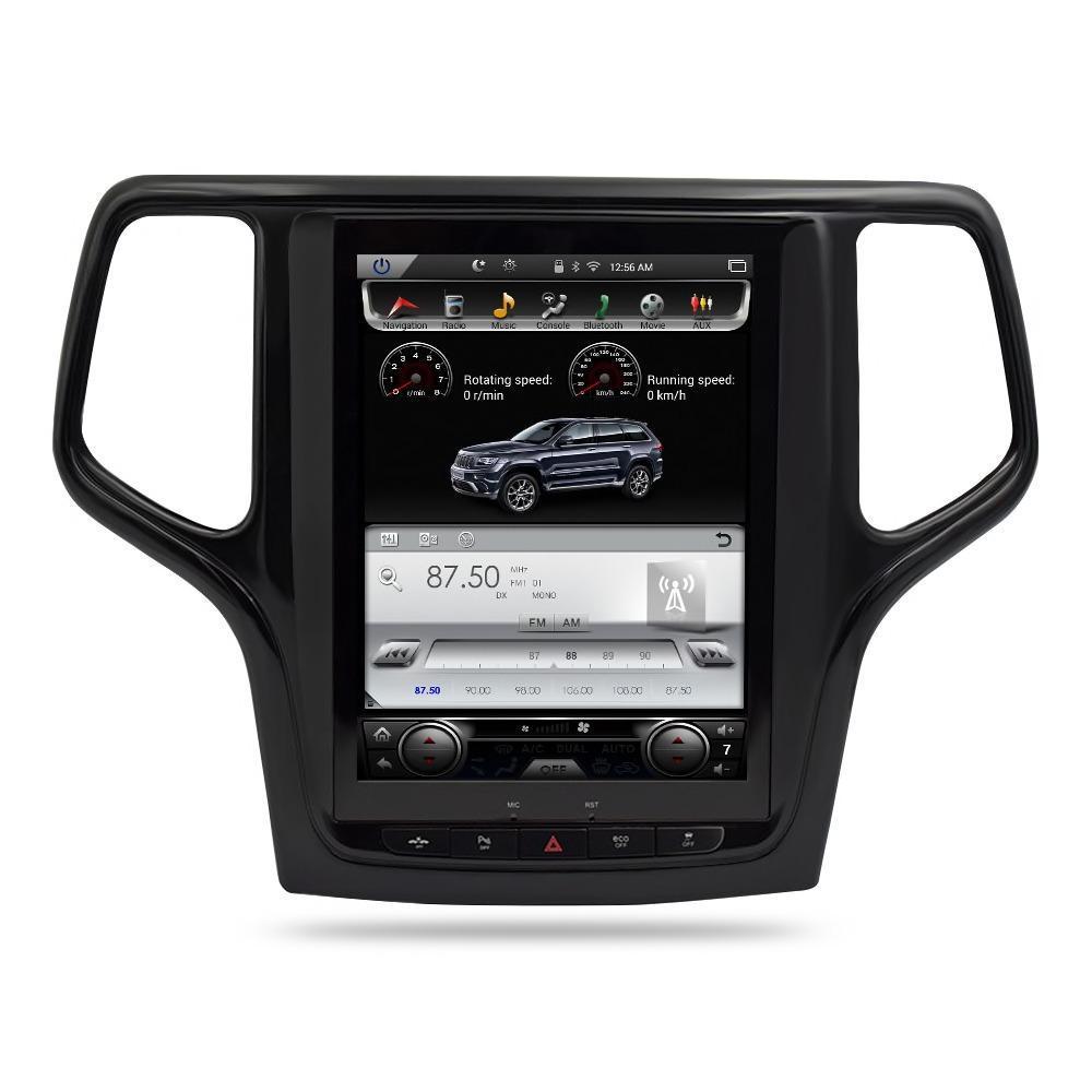 For 2013-2018 Jeep Grand Cherokee 10.4" Tesla-Style Radio Stereo Android GPS NAVI in-Dash Unit Bluetooth Wi-Fi - CARSOLL