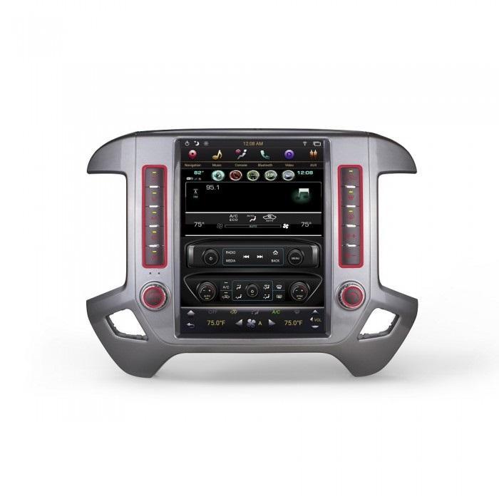 For 2014-2018 Chevrolet Silverado GMC Sierra 12.1" Tesla-Style Fast Boot Radio Stereo Android GPS NAVI in-Dash Unit Bluetooth Wi-Fi - CARSOLL