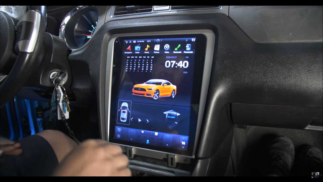 2010-2014 Ford Mustang Tesla-Style Android Radio Stereo GPS NAVI in-Dash Unit Bluetooth Wi-Fi