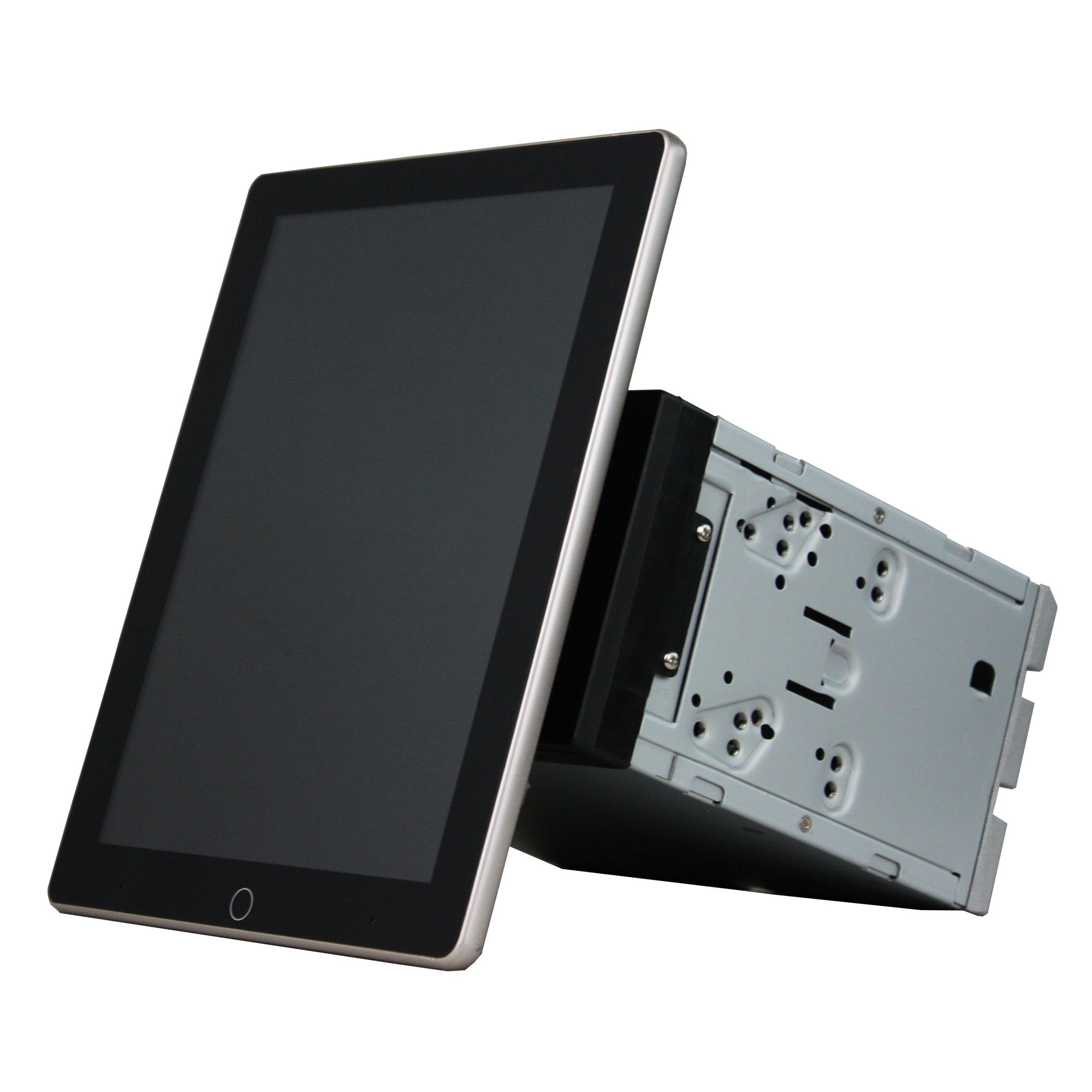 9.7" Universal Double DIN Tesla Style Radio Screen 90° AUTO Rotation Android 9 Six-Core 4GB RAM CarPlay Head Unit