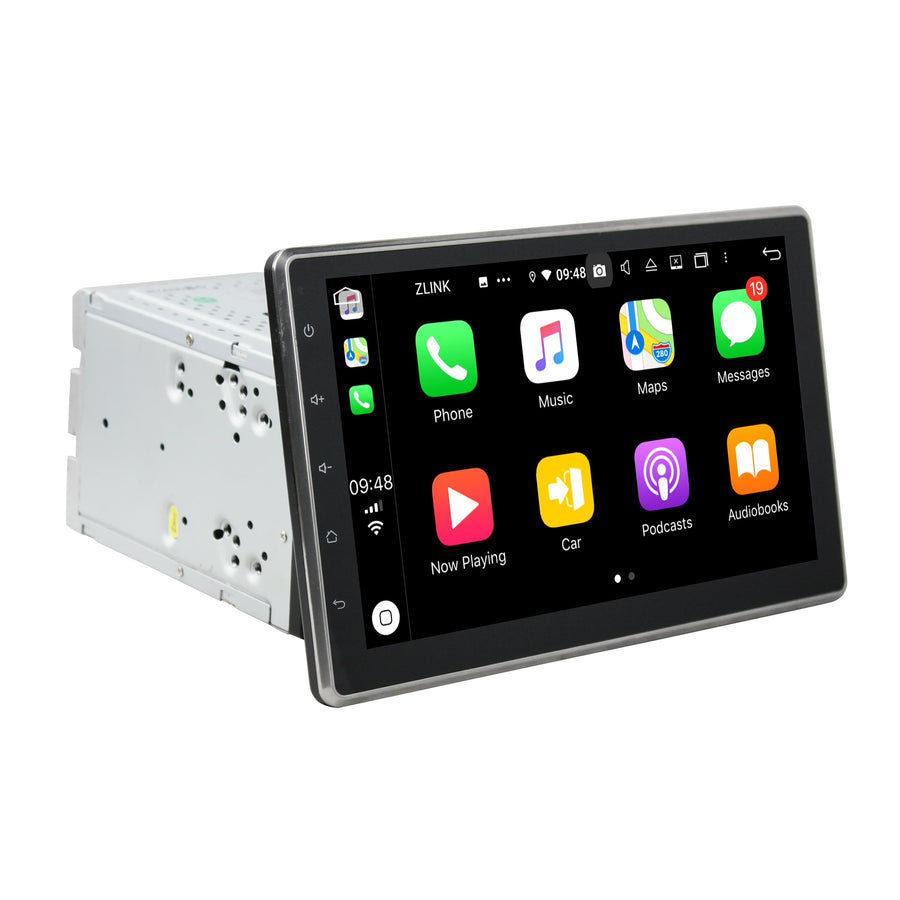 10.1" Universal Double DIN Radio Screen with DVD player and left/right up/down rotation Android 4GB RAM CarPlay Head Unit