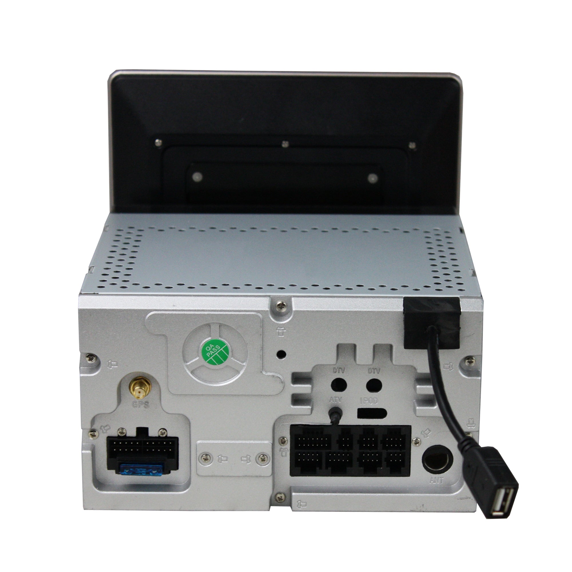 9.7" Universal Double DIN Tesla Style Radio Screen 90° AUTO Rotation Android 9 Six-Core 4GB RAM CarPlay Head Unit