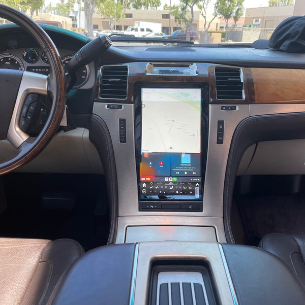 For 2007 - 2014  13.6" Cadillac Escalade Android Tesla Style Radio Screen CarPlay Stereo Navigation GPS Display headunit Upgrade