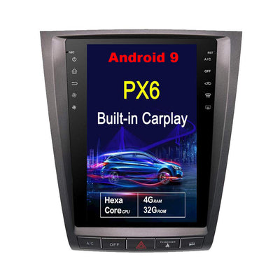 For Lexus GS GS300 GS350 GS430 Android 8 4GB RAM 32GB ROM 12.1" 2004-2011  Tesla-Style Radio with Built-in CarPlay Android GPS Wi-Fi - CARSOLL