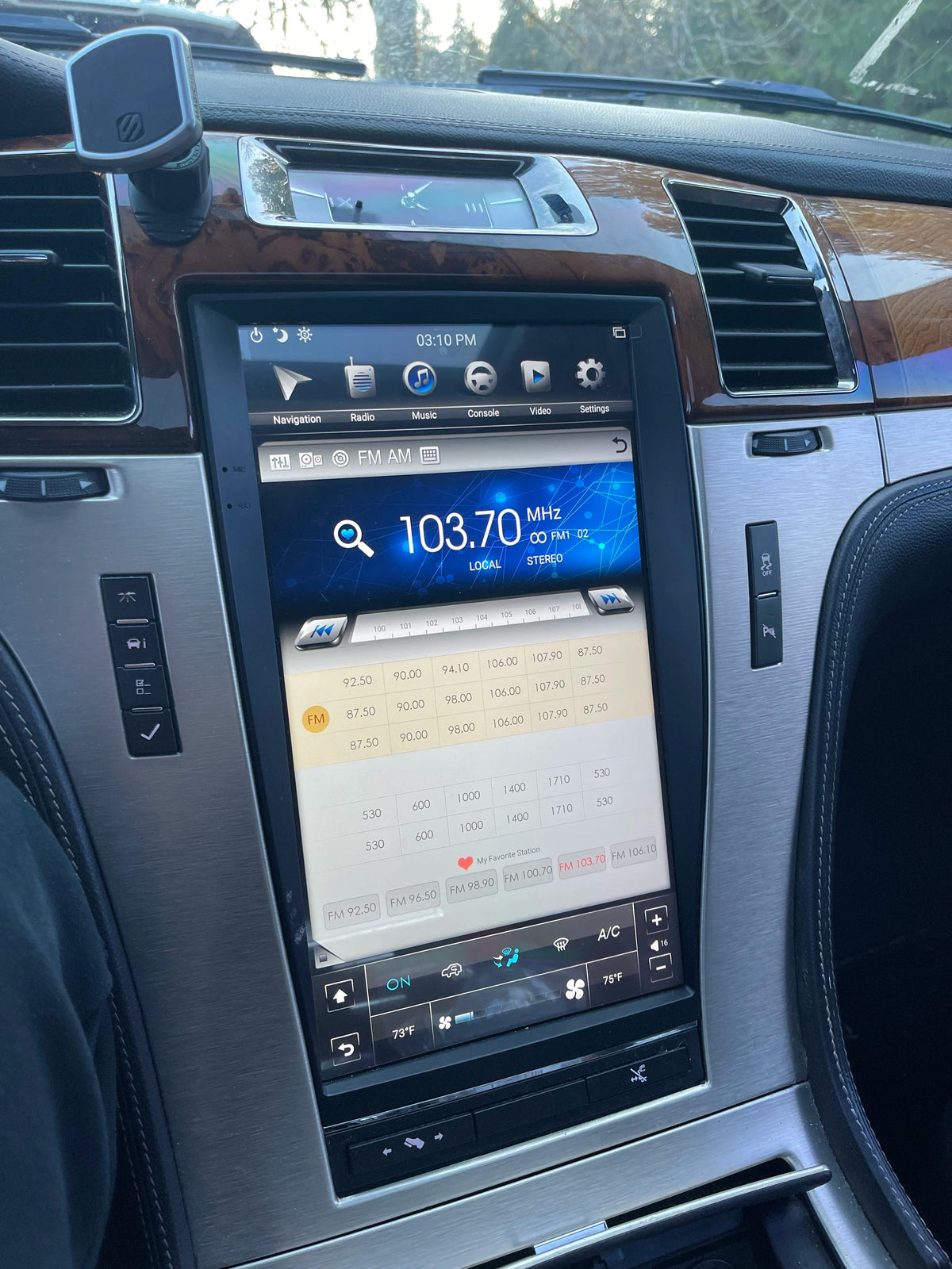 For 2007 - 2014  13.6" Cadillac Escalade Android Tesla Style Radio Screen CarPlay Stereo Navigation GPS Display headunit Upgrade