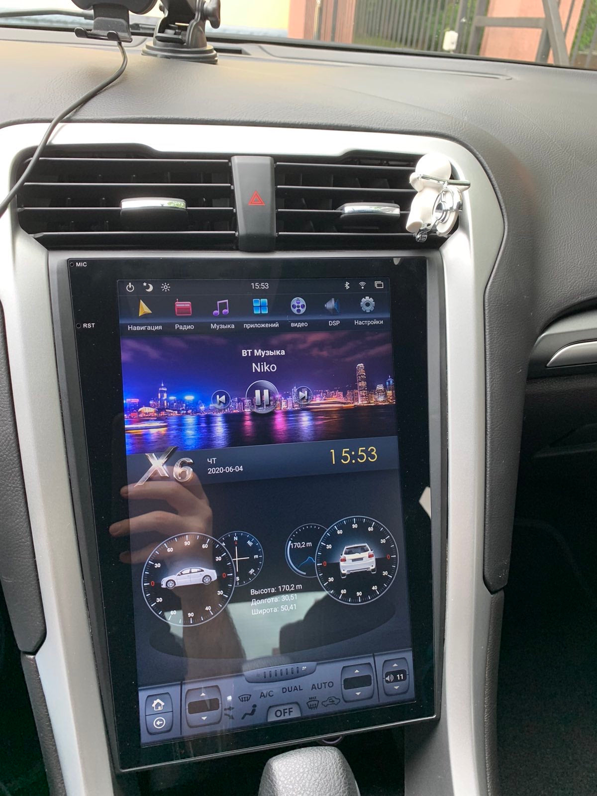 For 2013 - 2019 FORD FUSION MONDEO 12.1" Tesla-Style Radio Stereo Android GPS NAVI in-Dash Unit Bluetooth Wi-Fi