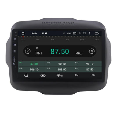 For 2014 - 2018 Jeep Renegade 4GB+32GB Android 9 Touchscreen Radio Bluetooth GPS Navigation Head Unit Stereo - CARSOLL