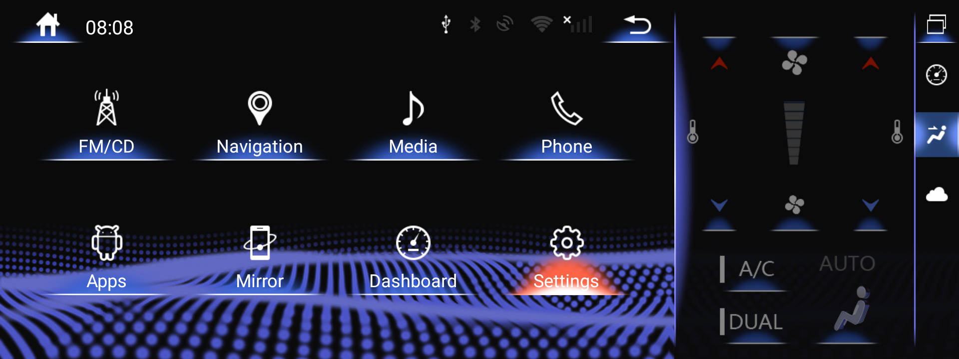 10.25" 8-core Car Stereo Android Head Unit RAM 8GB ROM 128GB GPS Navigation Car Radio for 2013-2018 Lexus IS250 IS300 IS300H IS350 IS200T F SPORT RC300 RC300H RC350 RC200T RC F