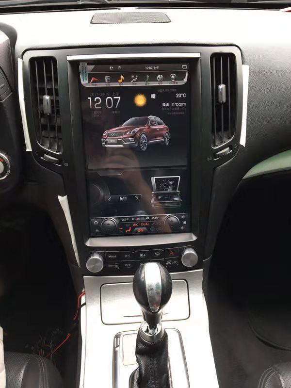 For 2007-2015 Infiniti G25 G35 G37 Q40 Q60 12.1" T-Style Android Radio Stereo GPS NAVI in-Dash Unit Bluetooth Wi-Fi - CARSOLL