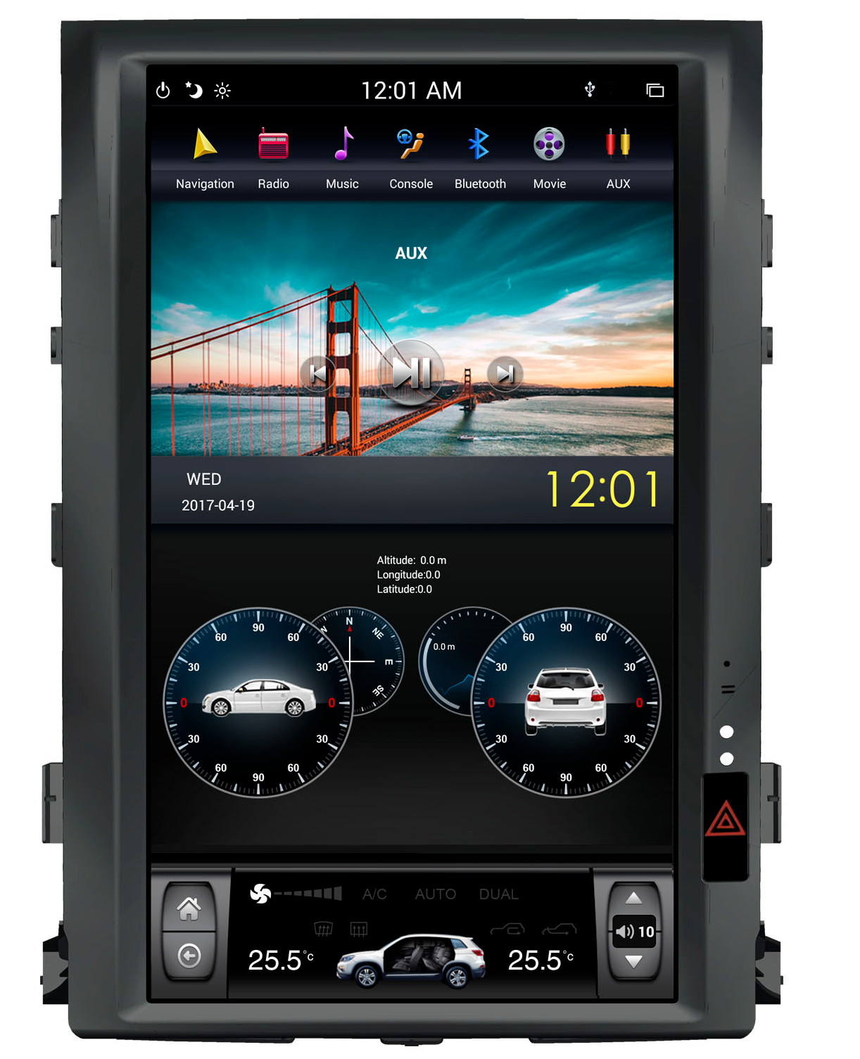 For 2008-2015 Toyota Land Cruiser 16" T-Style Android GPS NAVI in-Dash Unit Bluetooth Wi-Fi - CARSOLL