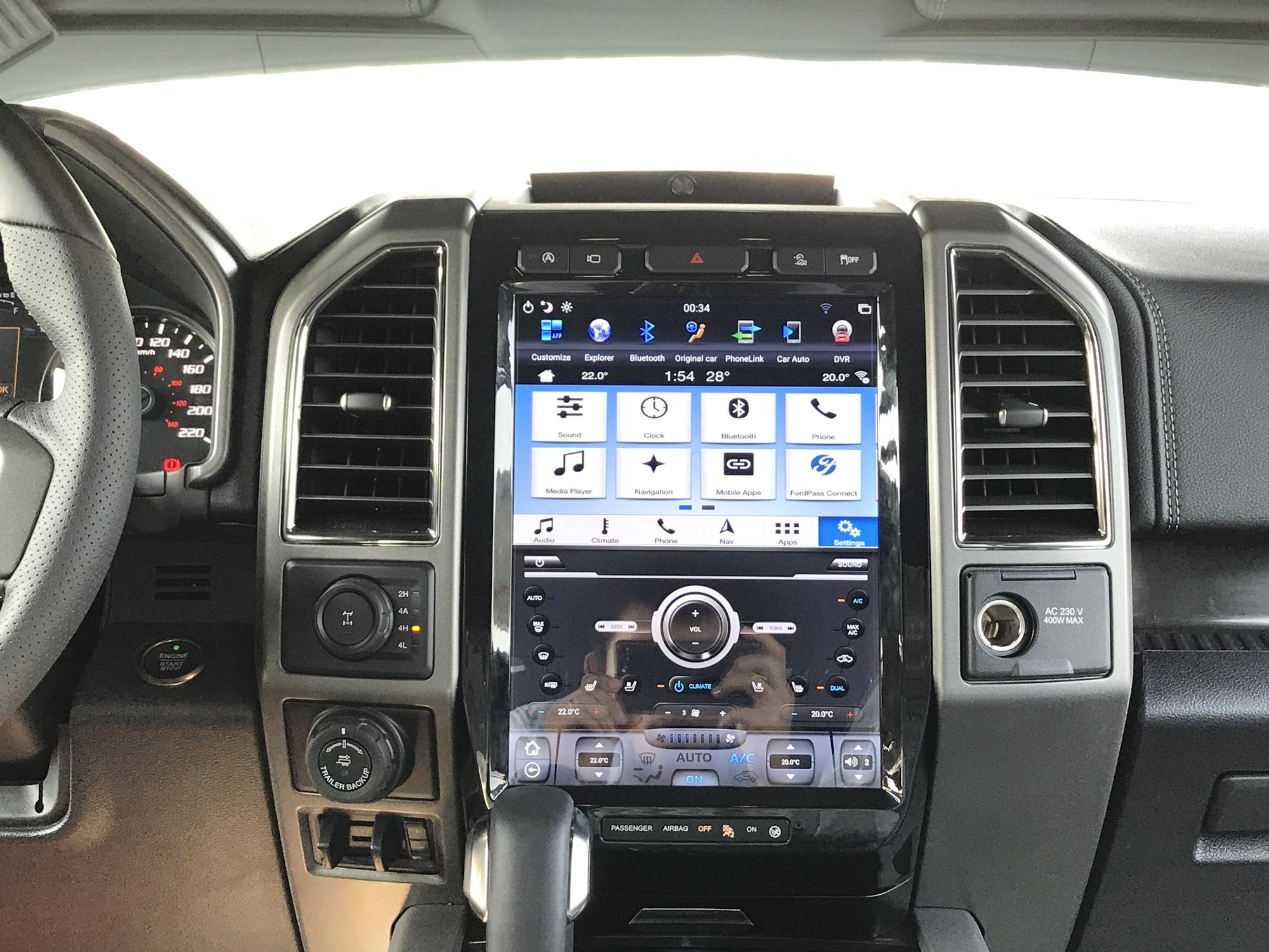2015-2019 Ford F150 13" Tesla-Style Radio Stereo Android 9 CarPlay GPS NAVI in-Dash Unit Bluetooth Wi-Fi - CARSOLL