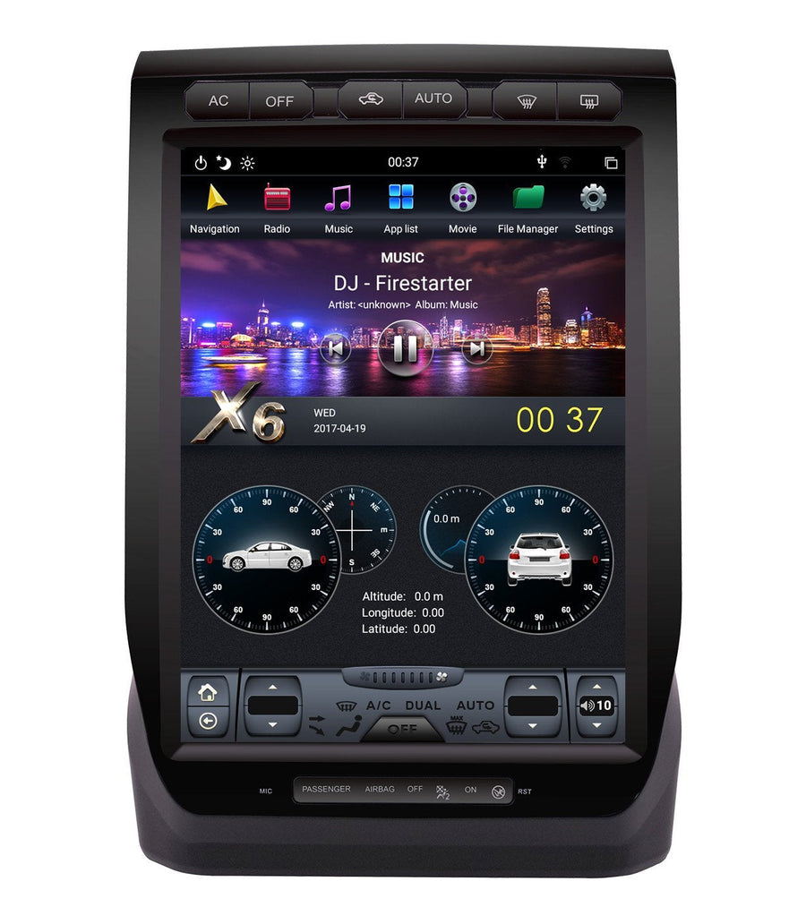 2015-2019 Ford F150 13" Tesla-Style Radio Stereo Android 9 CarPlay GPS NAVI in-Dash Unit Bluetooth Wi-Fi - CARSOLL