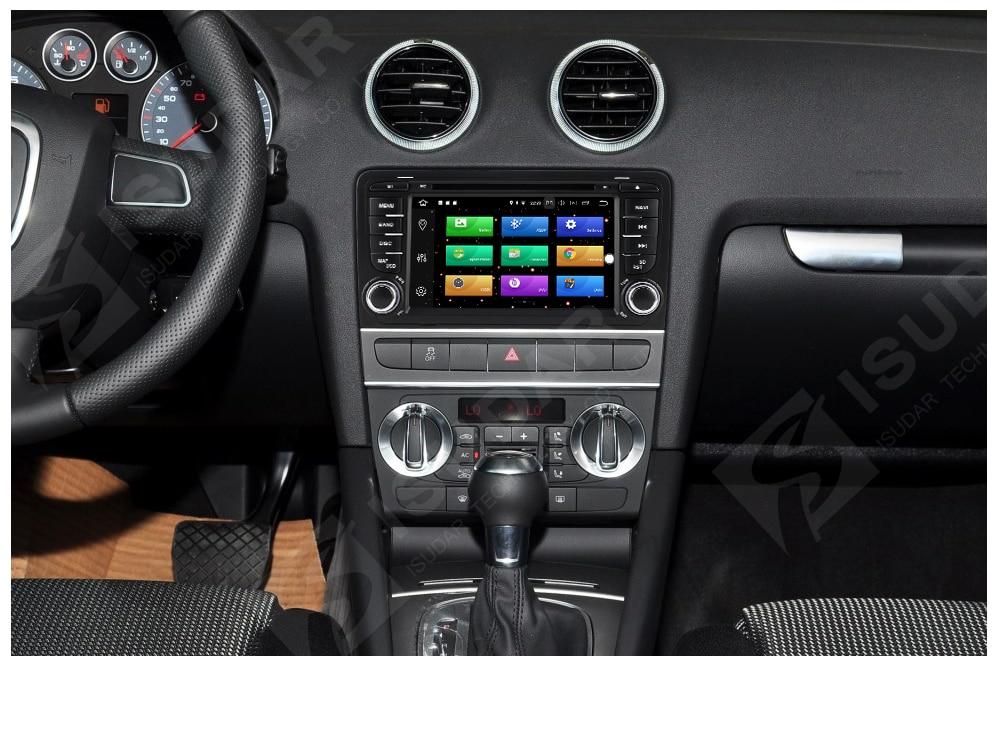 For 2002-2013 Audi A3 S3  Car Multimedia player Android 8.0 GPS 2 Din Autoradio Stereo System Octa Core 4GB RAM wifi Car DVD Player - CARSOLL