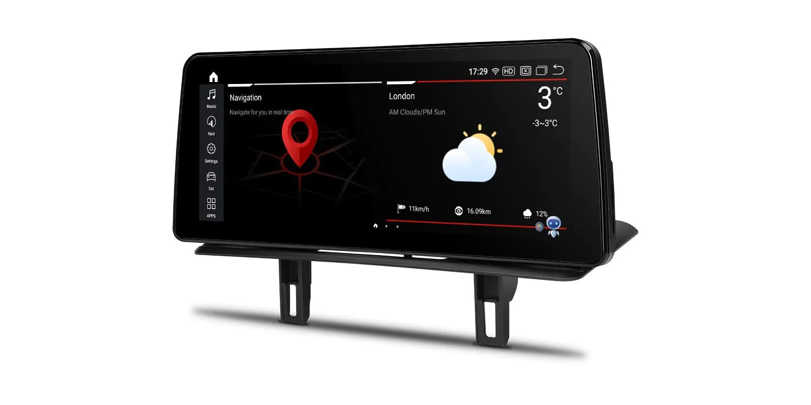 For BMW 1 Series (E81/E82/E87/E88) 10.25" Android 12 Radio Screen Monitor Head Unit GPS Navigation CarPlay